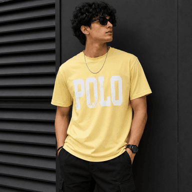 Premium Polo Printed Oversized T-Shirt