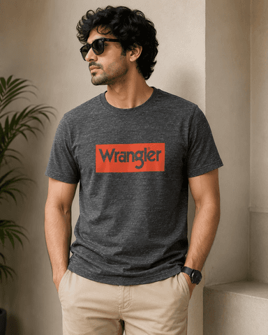 Wrangler Classic Printed Round Neck T-Shirt