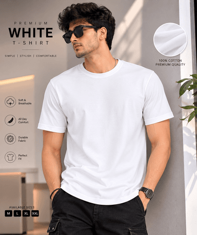 Premium White Oversized T-Shirt